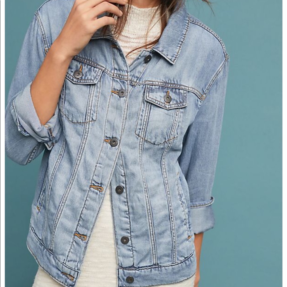 Anthropologie Pilcro Boyfriend Denim Jacket